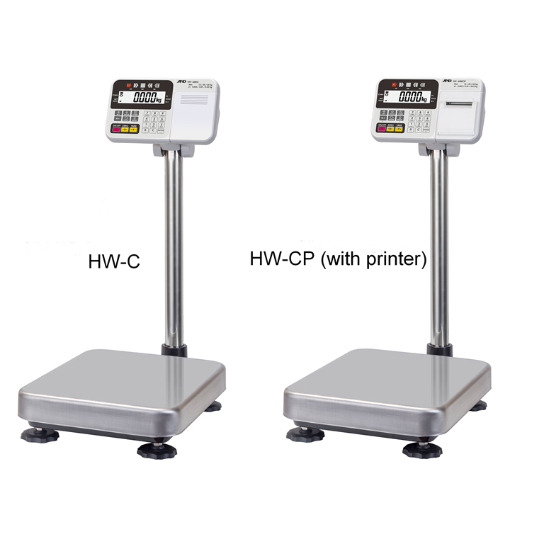A&D HW-C/HW-CP Series IP65 Bench Scales
