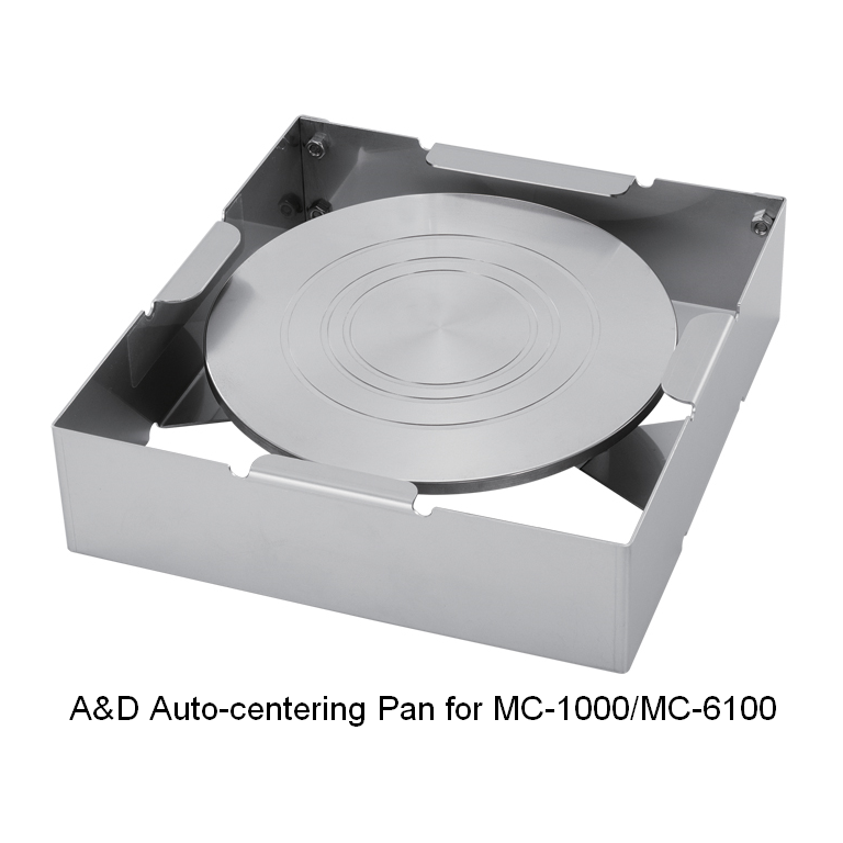 A&D MC Series Comparators Auto-centering Pan AX-MC1000PAN/AX-MC-6100PAN
