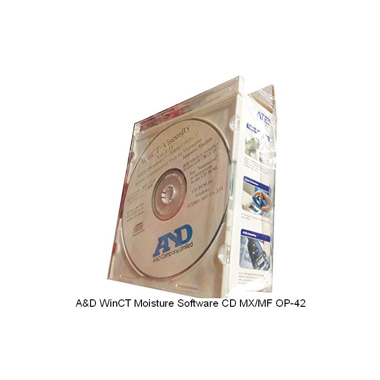 A&D WinCT Moisture Software MX/MF-OP-04