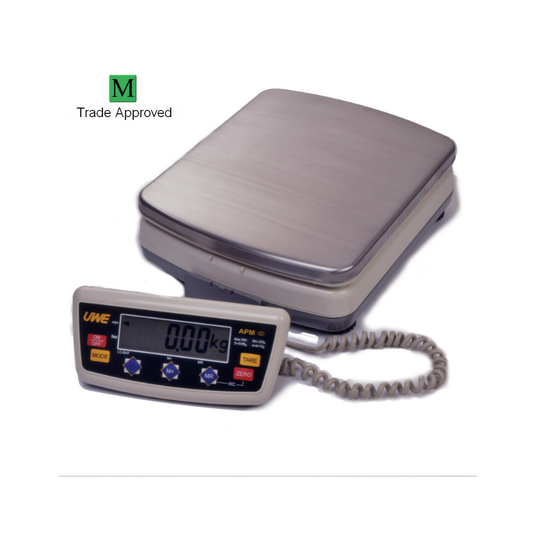 UWE APM-15 EC Trade Approved Portable Scale