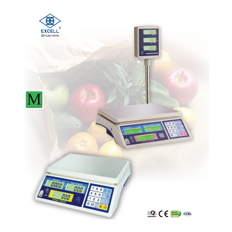 Excell FD3 Series Retail Shop Scales