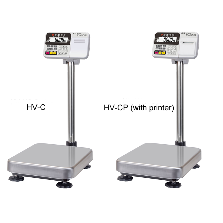 A&D HV-C/HV-CP Series Bench Scales