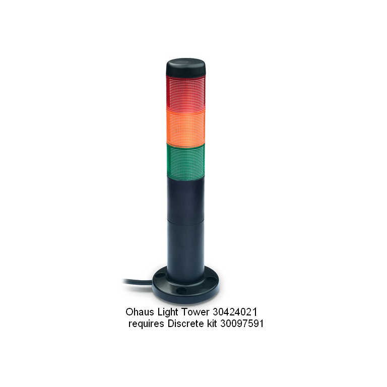 Ohaus Light Tower, 3 Colors, 243mm, IP65 (Requires 30097591)