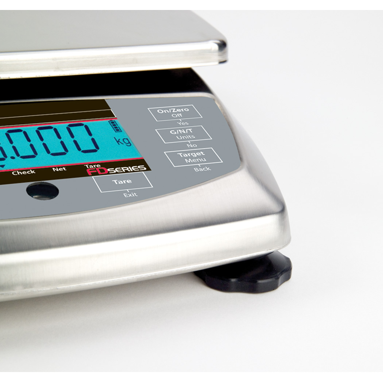 Ohaus FD Stainless Food Scale display