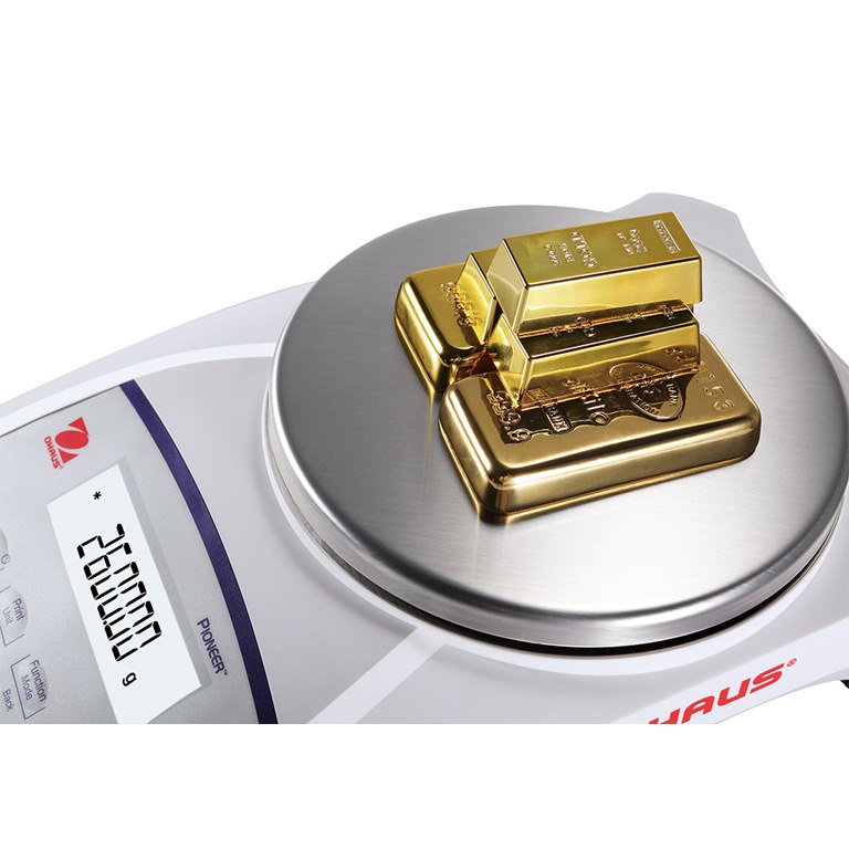 Ohaus Pioneer PJX Gold Balance with M sticker for weighing gold