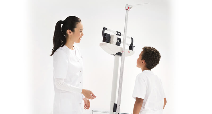 Seca 700 Mechanical column scale with eye-level beam