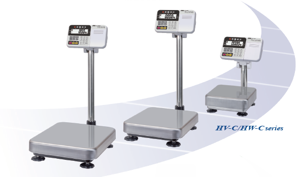 A&D HW IP65 Series Bench Scales
