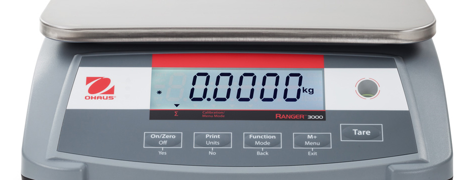Ohaus Ranger 3000 bench Scale display
