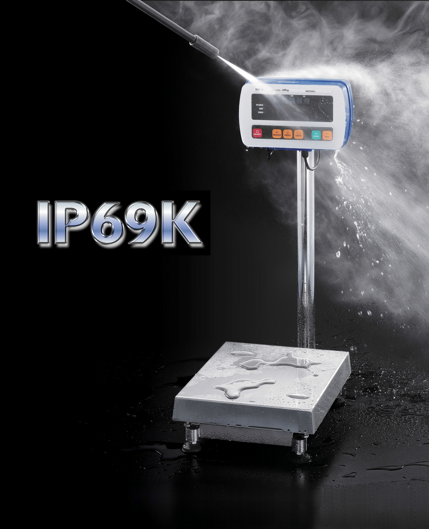 A&D SW Series IP69 Washdown Scales