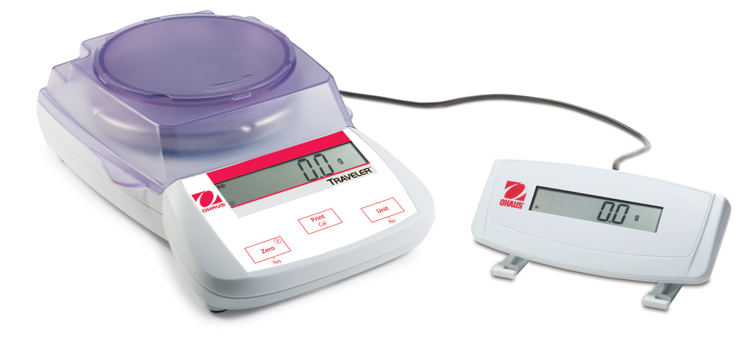 Ohaus Traveller with TAD7 Auxillary Display