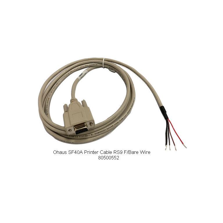 Ohaus RS232 Printer Cable i-DT33XW 80500552