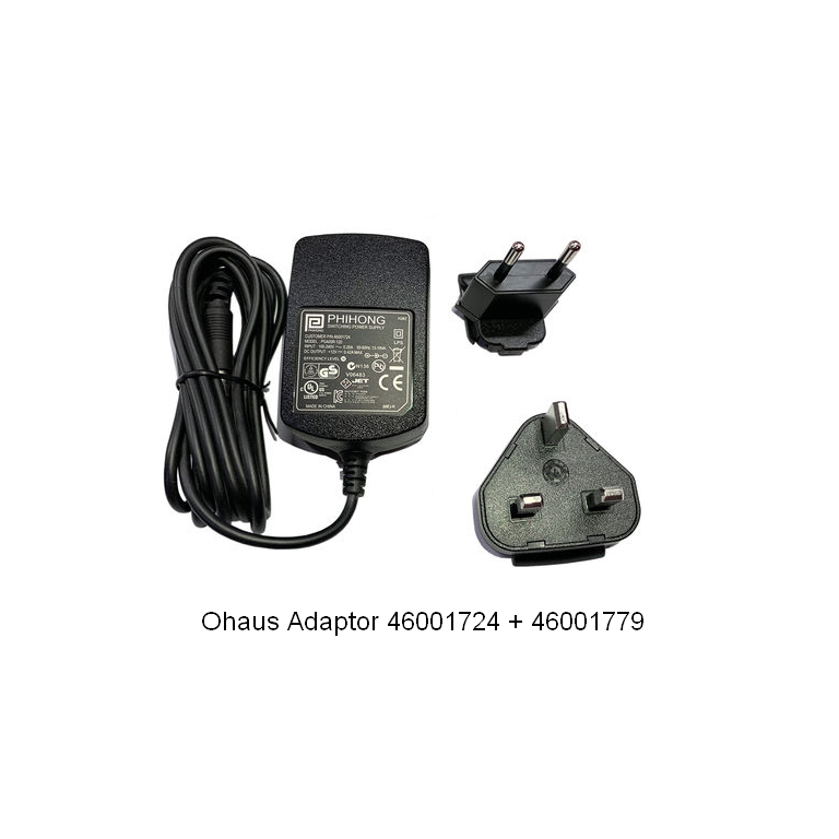 Ohaus AC Adaptor 46001724 + 46001779