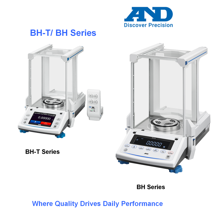 A&D BH / BH-T Semi-Micro and Analytical Balances