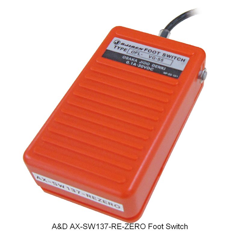 A&D AX-SW137-REZERO Foot switch for RE-ZERO (with connector)