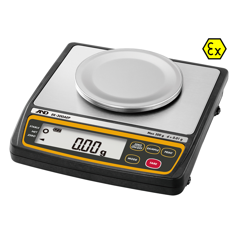 A&D EK-AEP Intrinsically Safe Balance Ø110mm pan