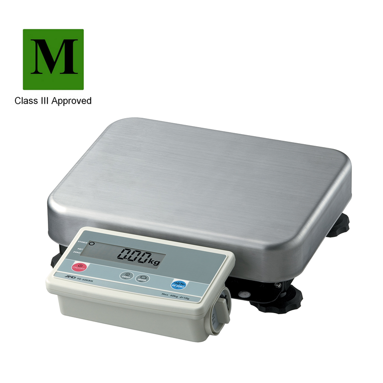 A&D FG 60-KBM-EC Trade Approved Bench Scale