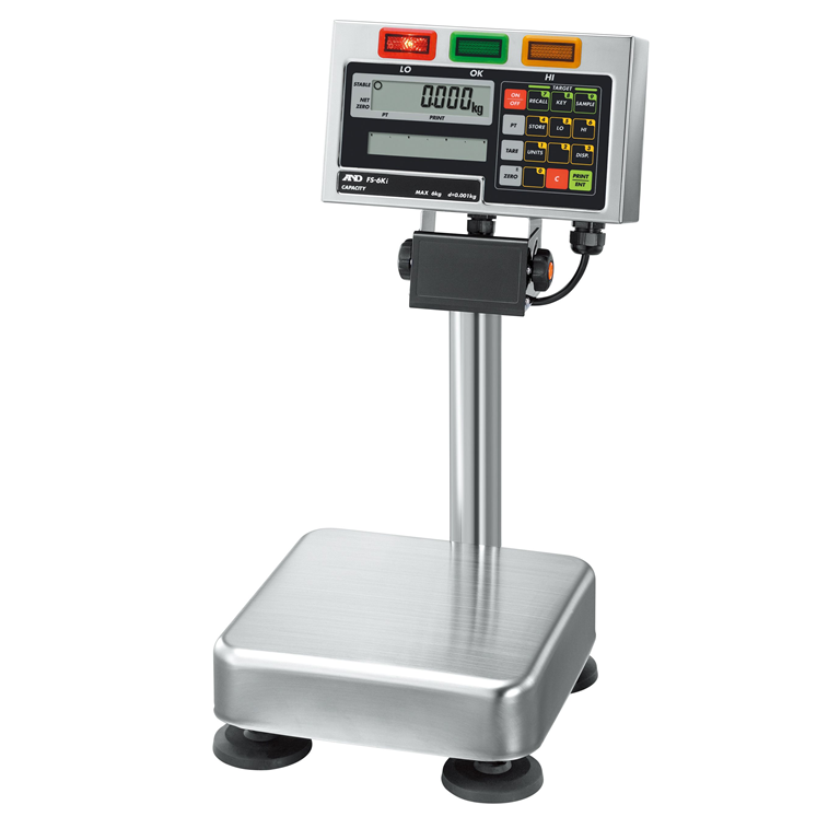 A&D FS-i-Check Weighing Scale with 250 x 250mm pan