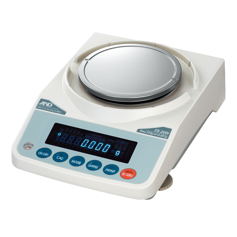 A&D FX-i Precision Balance with 130mm round pan