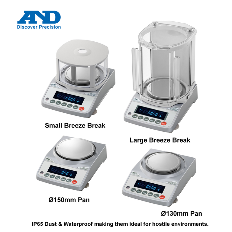 A&D FX-i-WP Dust and Waterproof Balances