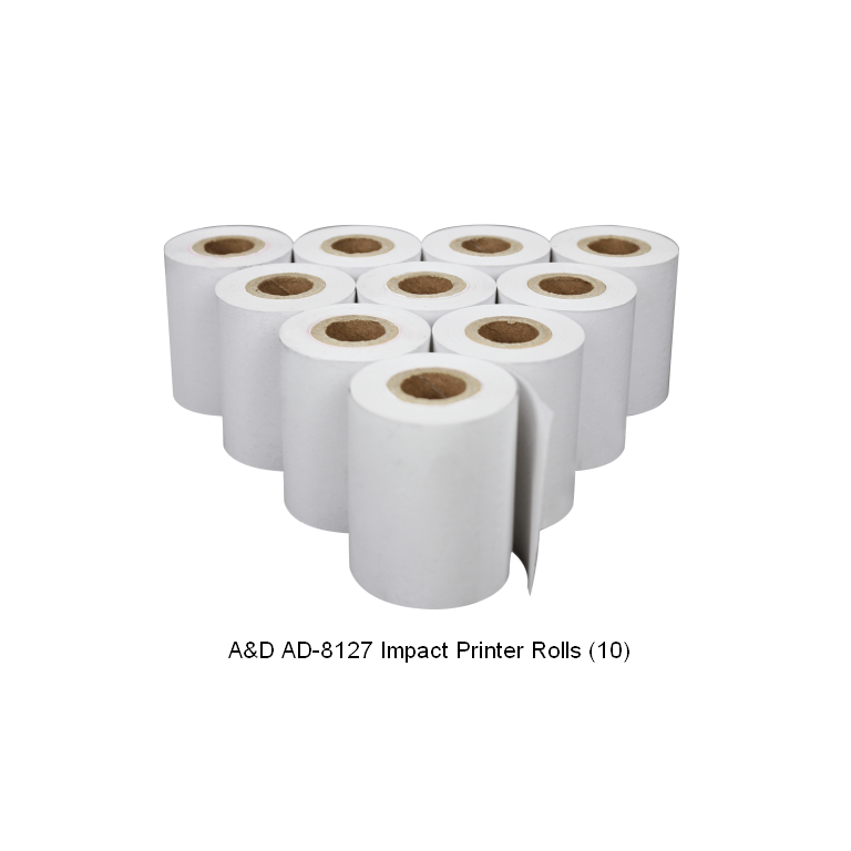 A&D AD-8127 Impact Printer Rolls (10)