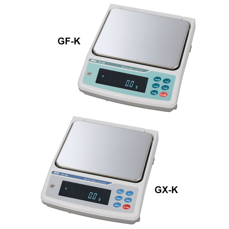 A&D GF-K & GX-K IP65 Precision Balances