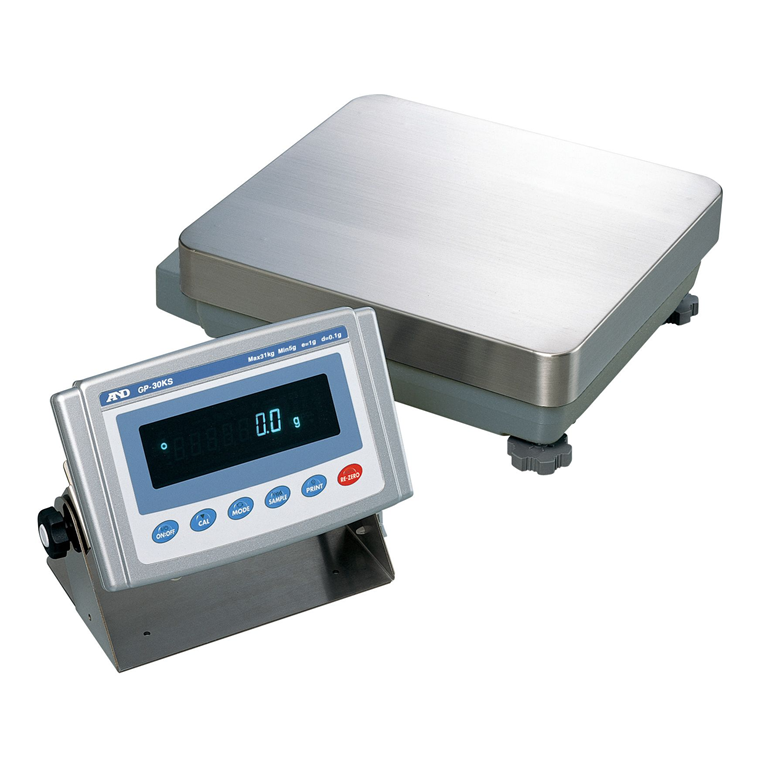 A&D GP-32KS Industrial Precision Balance with remote display