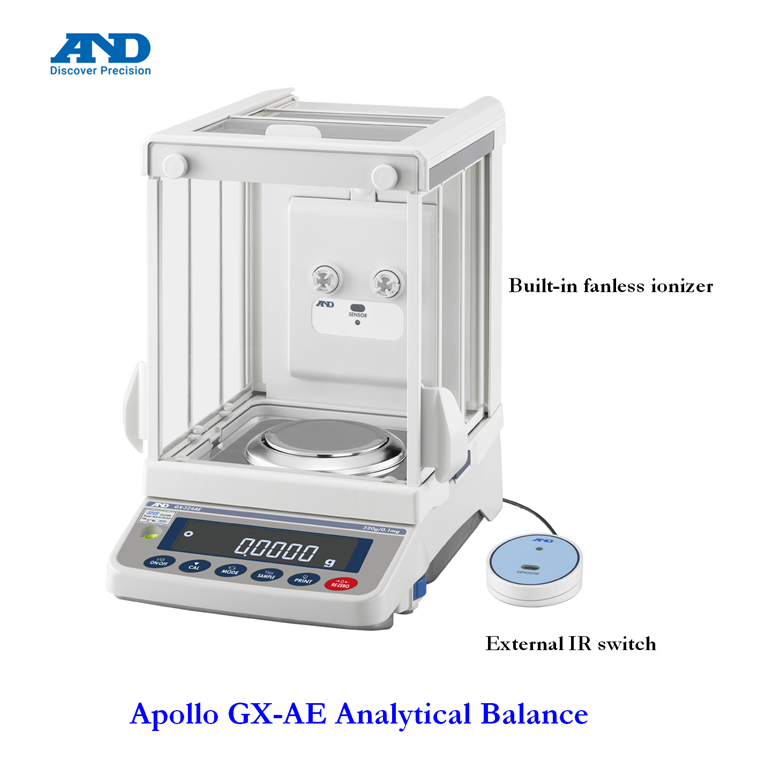 A&D Apollo GX-A & GF-A Analytical Balances