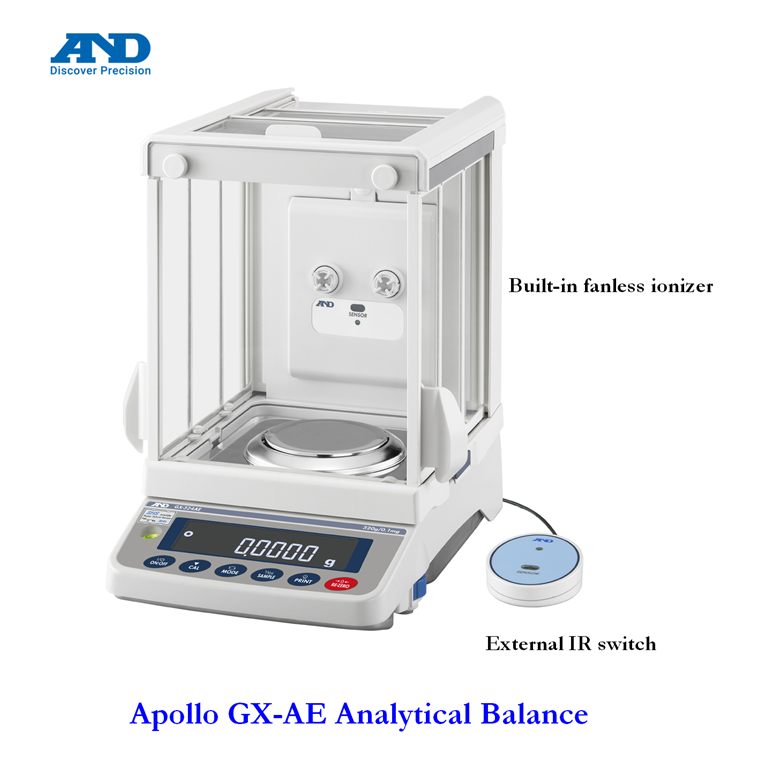 A&D Apollo GX-AE Series Analytical Balances