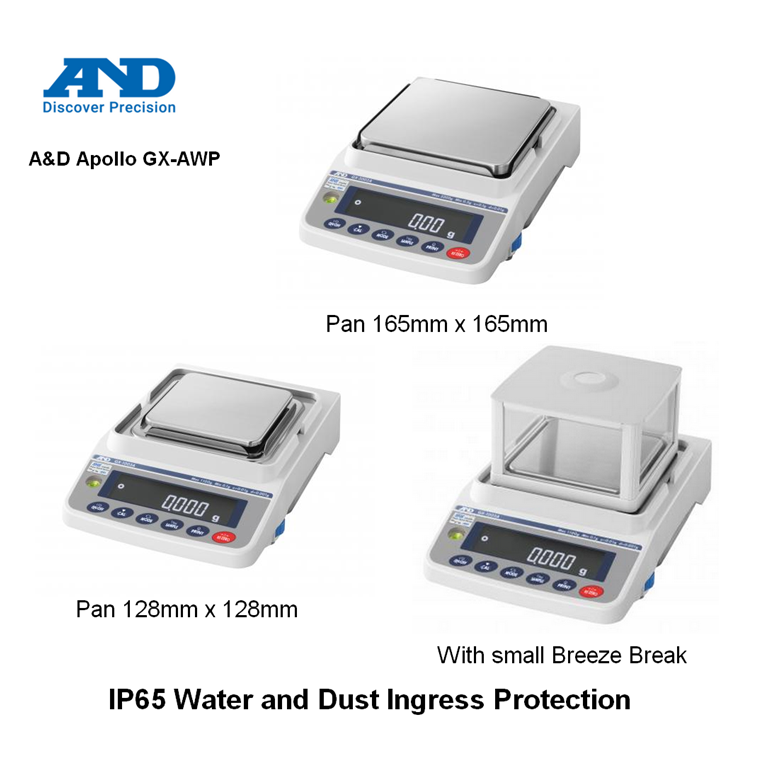 A&G GX-AWP  IP65 Waterproof Precision Balances