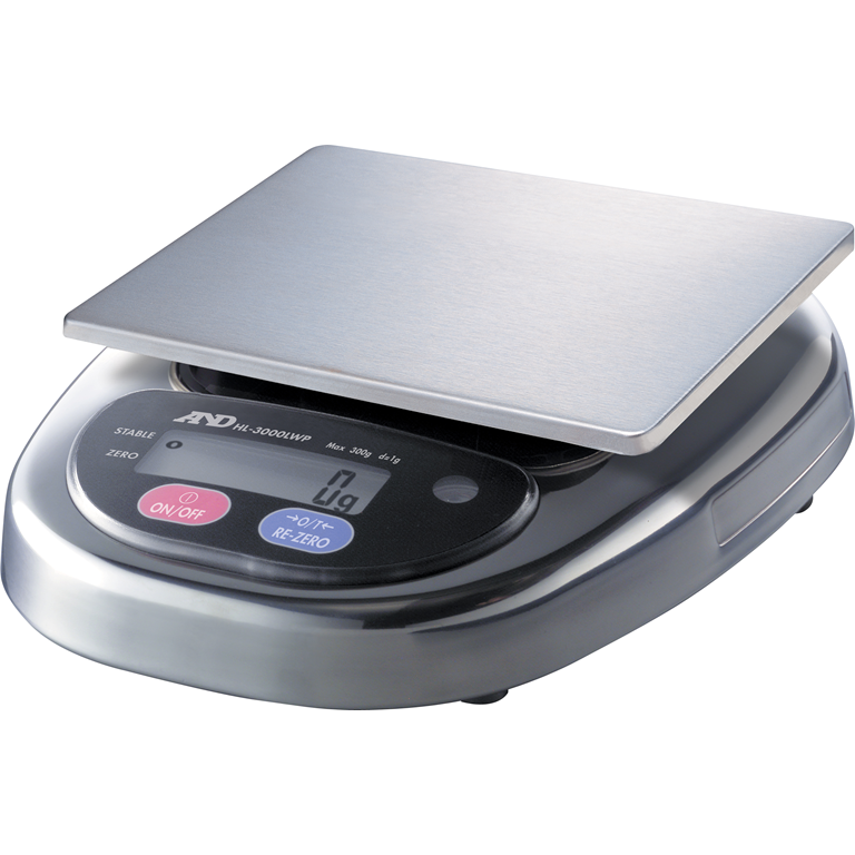 A&D-HL-3000WP with optional 220 x 174mm plate