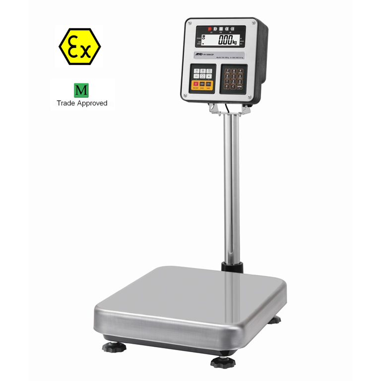 A&D HV-200-CEP-LFT Intrinsically Safe scale