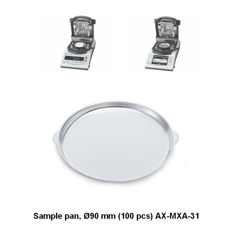 A&D Sample pan, Ø90 mm (100 pcs) AX-MXA-31