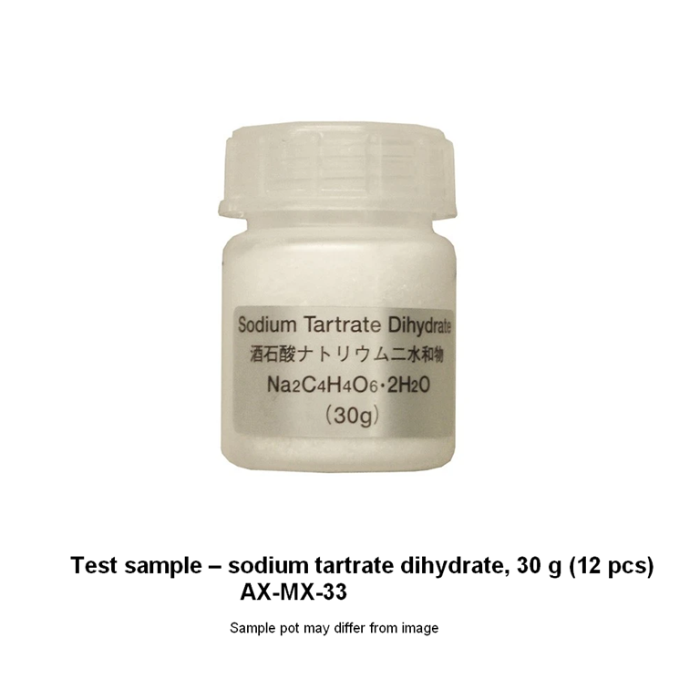 A&D Test sample – sodium tartrate dihydrate, 30 g (12 pcs) AX-MX-33