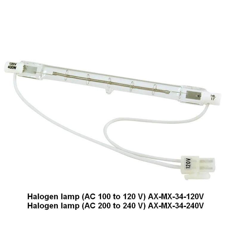 A&D Halogen lamps (AC 100 to 120 V) (AC 200 to 240 V)
