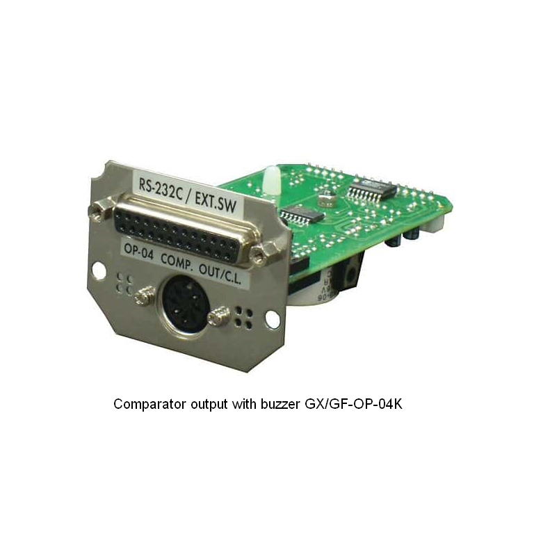 A&D GX/GF-OP-04K Comparator output with a buzzer / RS-232C / Current loop for MC-10K/30K
