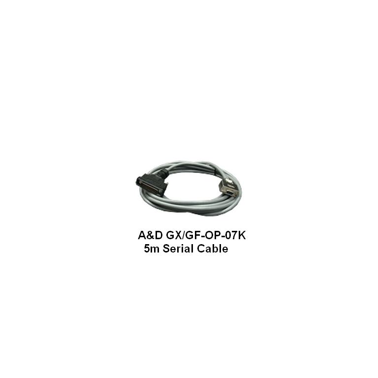 A&D GX/GF-OP-07K Waterproof RS-232C cable (5 m) for MC-10K/30K