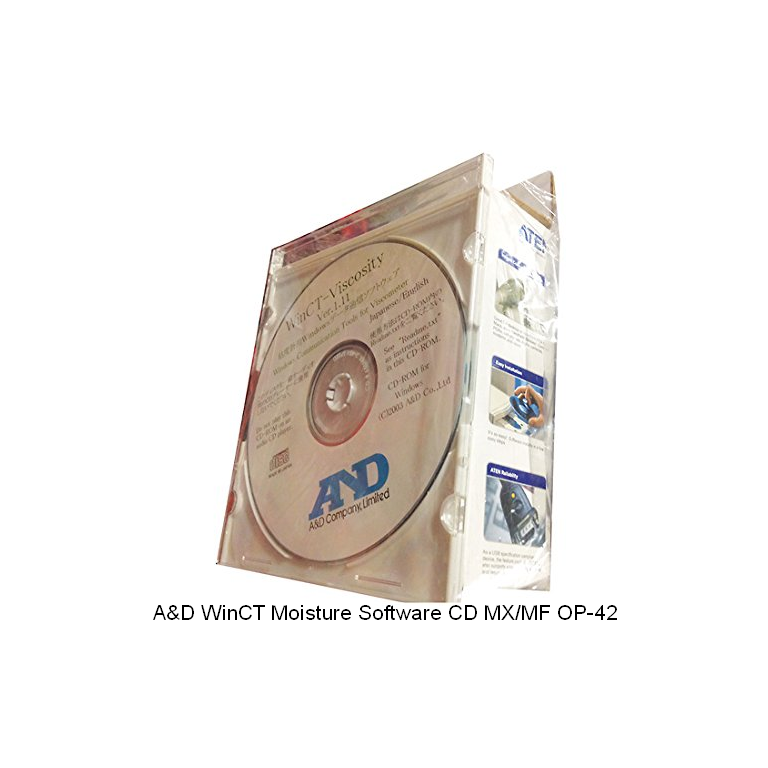 A&D WinCT Moisture Software MX/MF-OP-42