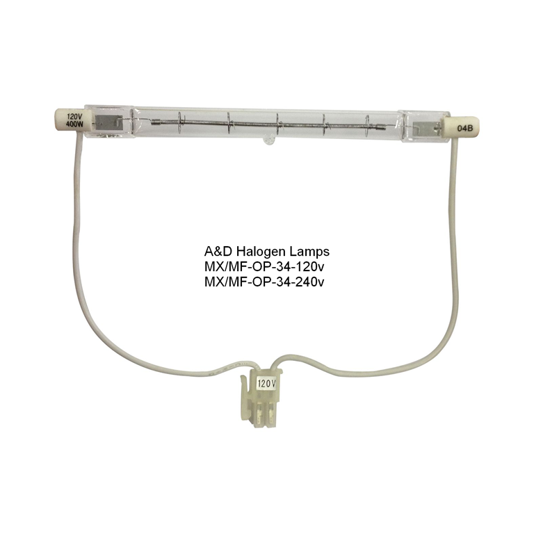 A&D Halogen Lamps 120v & 240v