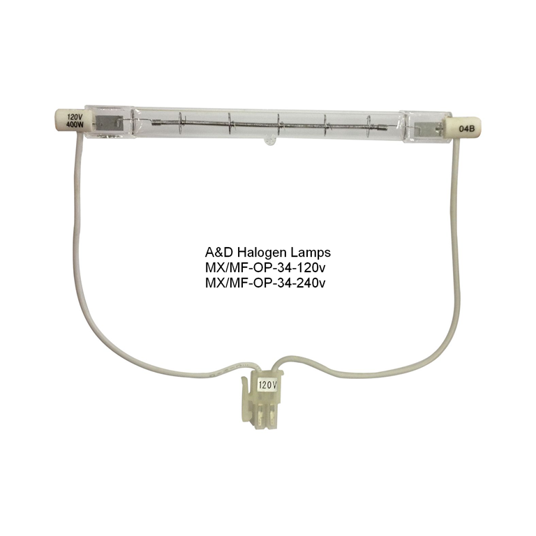 A&D Halogen Lamps 120v and 240v