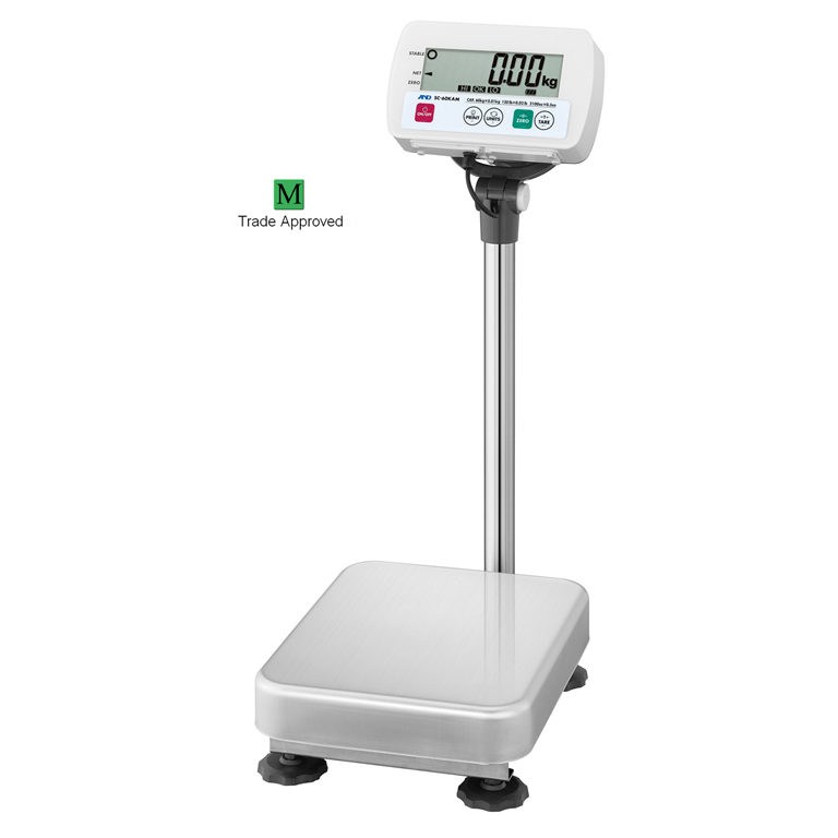 A&D SC-150KAM-EC Trade Approved Bench Scale