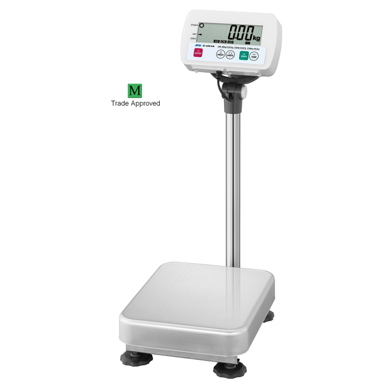 A&D SC-30KAM-EC Trade Approved Bench Scale