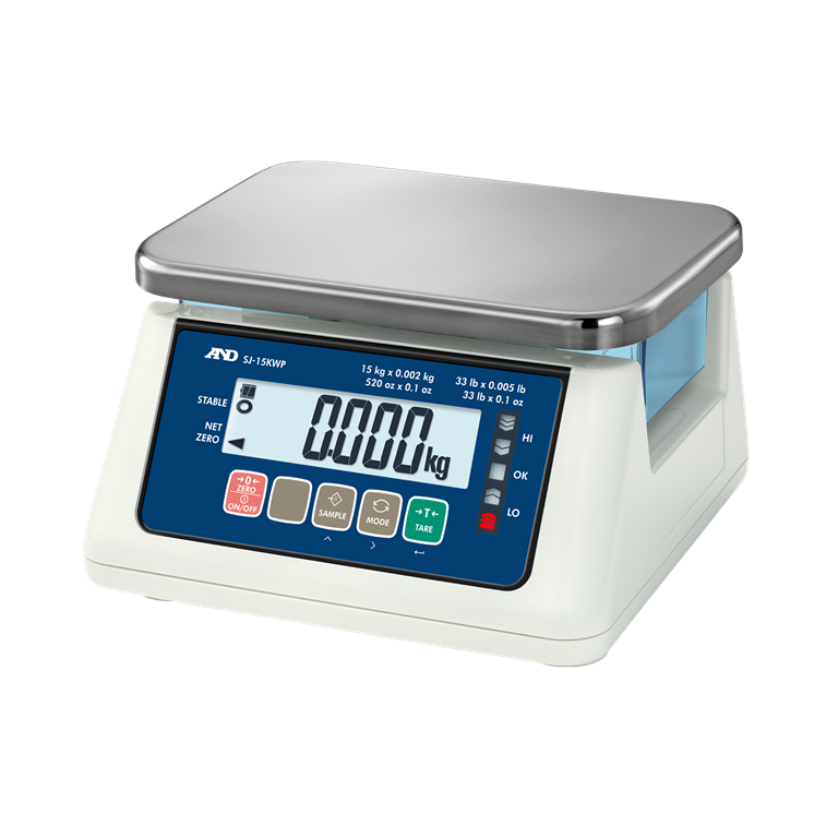 A&D SJ-15KWP IP67 Waterproof Scale