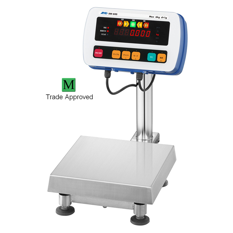 A&D SW-15KM-EC IP69 Bench Scale