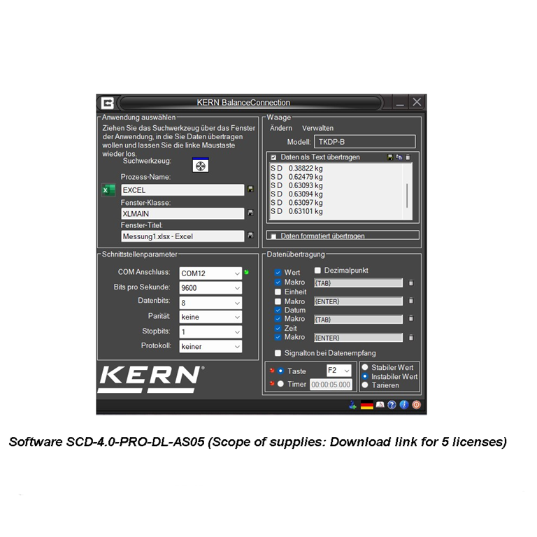 Kern Software SCD-4.0-DLS05 (Scope of supplies: Download link for 5 licenses)
