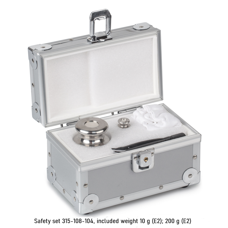 Kern Safety set 315-108-105, included weight 20 g (E2); 200 g (E2)