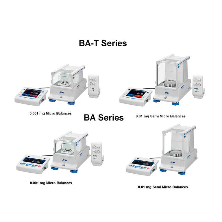 A&D BA Series Micro & Semi-Micro Balances