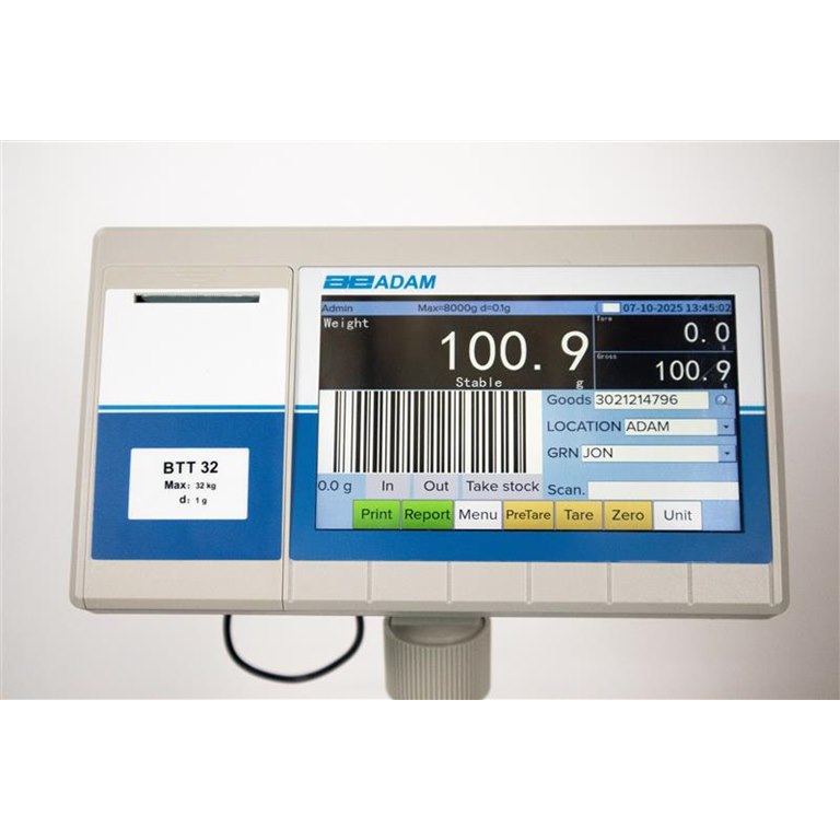 BTT Touch Screen Label Printing Scales