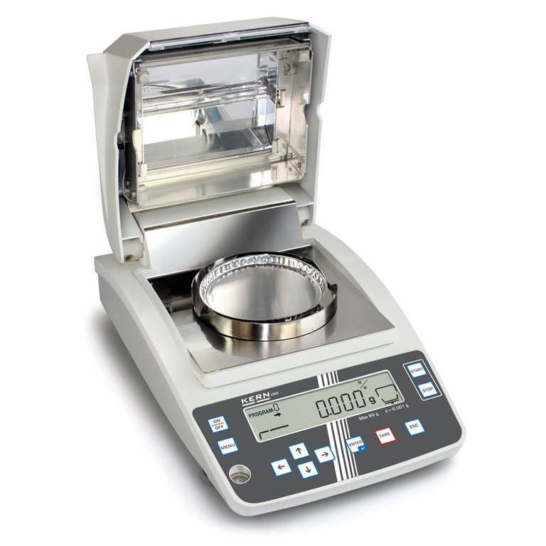 Kern DBS 60-3 Moisture Analyser open