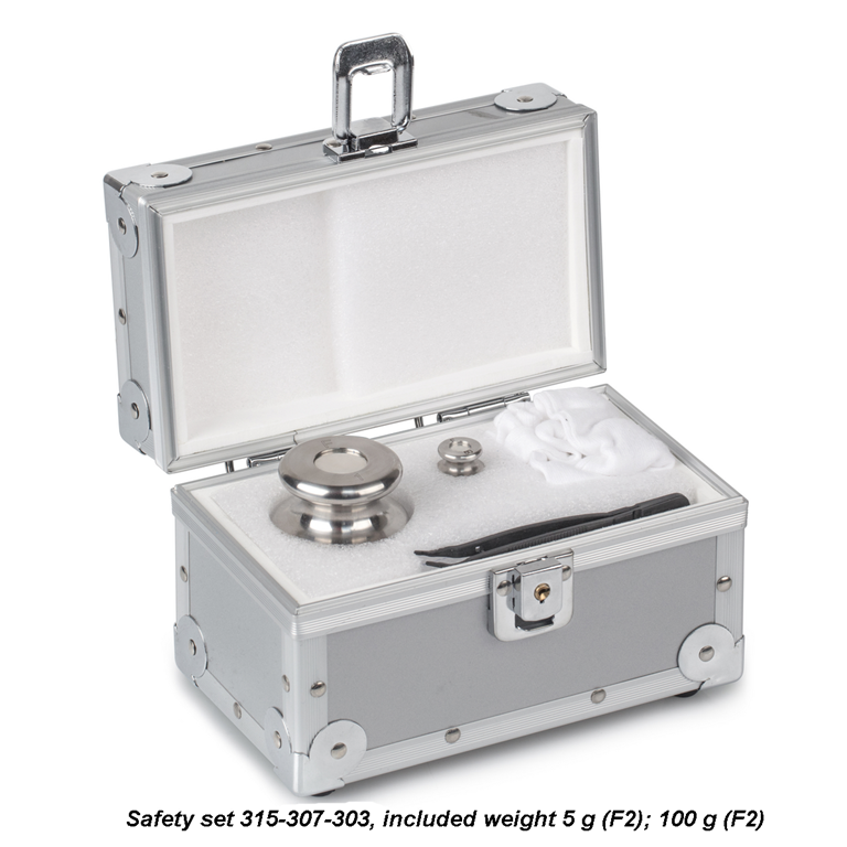 Kern Safety set 315-307-303, included weight 5 g (F2); 100 g (F2)