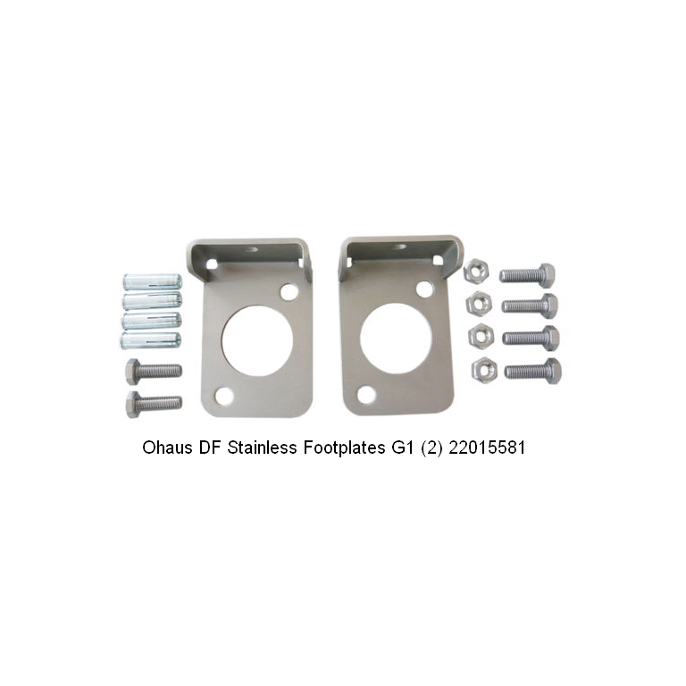 Ohaus DF 5000 Stainless Steel Footplates G1 (2) 22015581